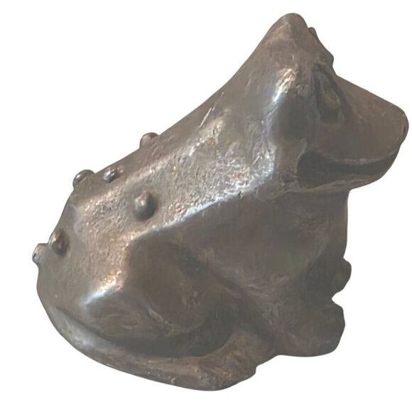 Vintage Figurines Cat & Frog Pewter Ampersand apx. 2" - Picture 14 of 16